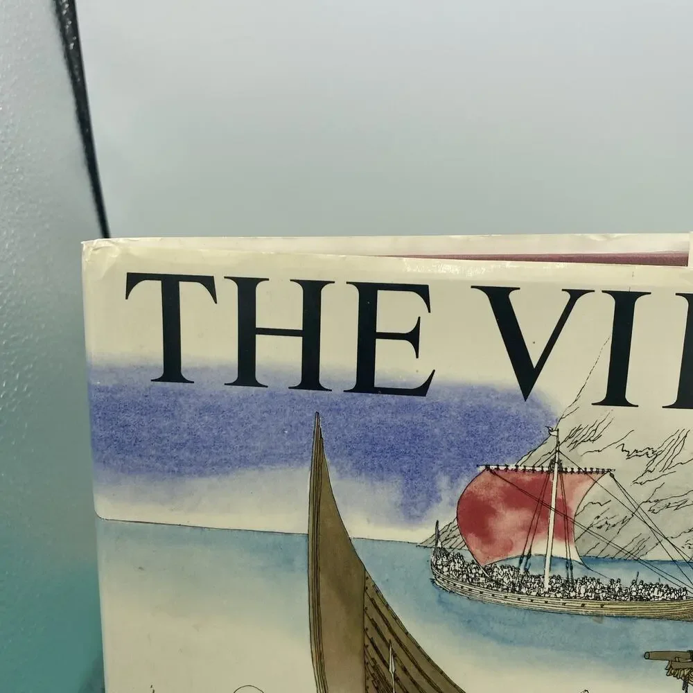 THE VIKING Crescent Books - 1975 USED Hardcover /Dustcover History Tools Nordic